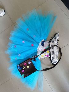 Conjuntos de Ropa Encanto para Niñas, Camisa con Hombros Descubiertos y Falda, Trajes de Verano para Niñas, Venta al por Mayor, Artículos para Fiestas - Product Image 5