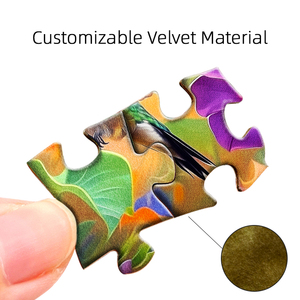 FREE SAMPLE Custom Children Christmas Game Round Animal Magnetic <strong>3D</strong> Paper Puzzle <strong>Jigsaw</strong> - Product Image 6