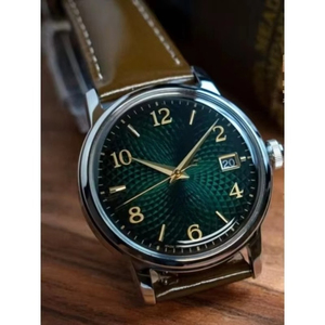 Montre mécanique automatique S AAA+ pour homme, style cocktail, multifonction, bracelet en acier, pour affaires et trajets quotidiens, bleue, mouvement NH35A - Product Image 2