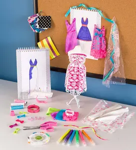 Kits de design de estúdio da moda de costura, artes e artesanato para crianças