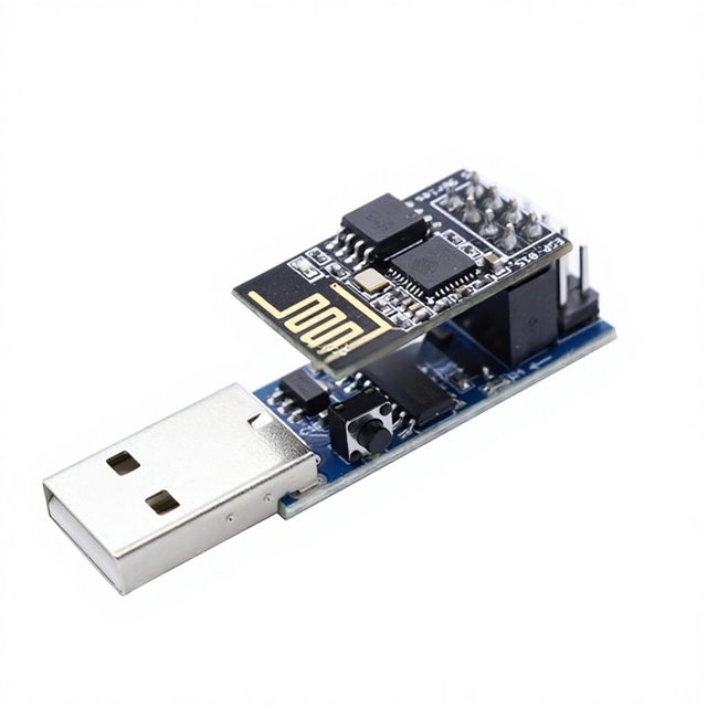 CH340C Download Burner for ESP8266 ESP-01 ESP-01S WiFi Module with USB Interface