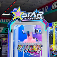 Machine à grue commerciale à monnayeur, stable et fiable, pour divertissement en aire de jeux intérieure, avec distribution de prix, garantie 1 an