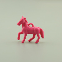 Porte-clés en résine cheval, pendentif collier, breloque sac en acrylique, chaîne de téléphone portable, accessoires décoratifs