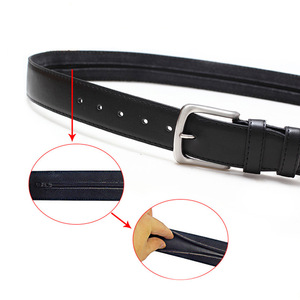 Cinturones de Cuero PU con Cierre de Cremallera Estilo Vintage para Hombre, Novedades 2026, Regalos para el Día del <span class=keywords><strong>Padre</strong></span>, Cinturones de Diseño Punk para Uso Casual - Product Image 3