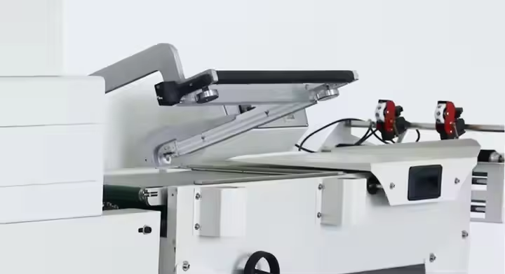 Semi Automatic L Bar Sealer Heat Shrink Film Wrapping Packing Machine for Case Box, Bottle