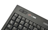 Clavier et souris filaires avec trackball, combo ultra-fin, mini USB, clavier industriel silencieux pour entreprise