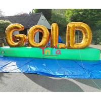 Inflatables publicitaires sur mesure de grande taille, lettres gonflables géantes avec logo personnalisé