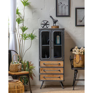 <span class=keywords><strong>Buffet</strong></span> de <span class=keywords><strong>style</strong></span> <span class=keywords><strong>scandinave</strong></span> contemporain en bois avec 3 portes, durable, pour salon et hôtel - Product Image 4