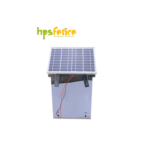 Électrificateur de clôture de sécurité <span class=keywords><strong>solaire</strong></span> 2J haute tension étanche 20KM avec boîtier en acier inoxydable - Product Image 4