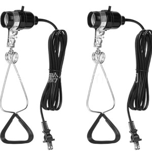 E27 Lamp Holder With Clamp Metal <b>Socket</b> Holder 25mm Aperture Indoor Use <b>Screw</b> Type 10A 250V Convenient Design - Product Image 1