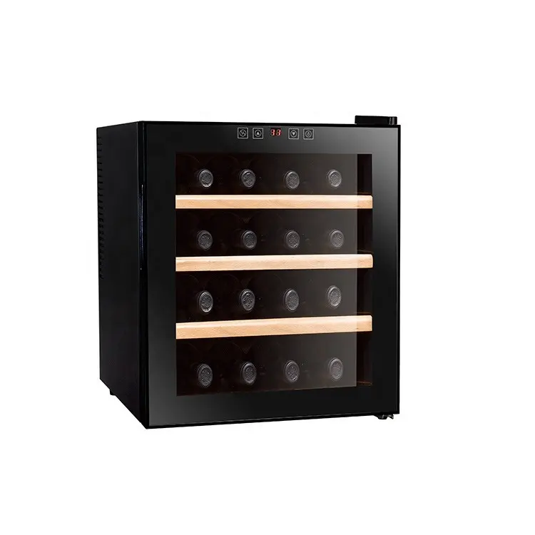 50L Glass Door Display Freezers Fridges Table Top Beverage Cooler Fan Cooling Wine Cooler