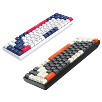Leaven H68 Keyboard Mekanik Tiga Mode Kabel & Nirkabel RGB Hot Swap 68 Tombol