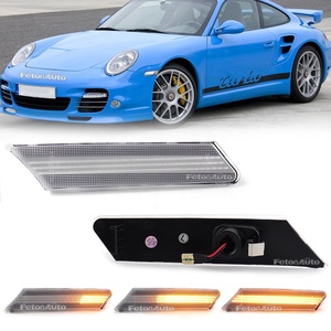 Signal led Feux de position latéraux dynamiques pour Porsche 997 911 Boxster 987 spyder Cayman 987 sport flash Voyants séquentiels - Product Image 1
