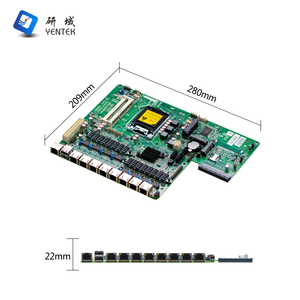 เมนบอร์ดไฟร์วอลล์อุตสาหกรรม 1U LGA1150 Mini-ITX DDR3 แบบติดตั้งบนแร็ค SFP 8 LAN อุปกรณ์รักษาความปลอดภัยเครือข่าย - Product Image 6
