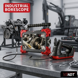 Boroscope industriel 6 mm 1080P |   Écran de 8 pouces, câble de 2 m |   360. Vidéo articulate pour la maintenance des machines - Product Image 3