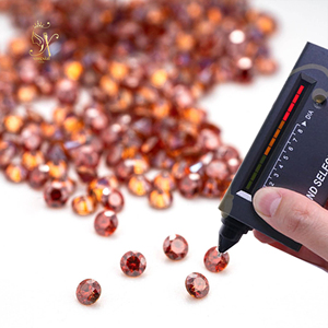Xingsial - <span class=keywords><strong>Piedra</strong></span> Suelta <span class=keywords><strong>de</strong></span> Moissanita VVS1 Creada en Laboratorio al por Mayor, 1.0mm 3.0mm, Color DIY, Joyería, Diamante Redondo, Moissanita Melee, Gema - Product Image 2