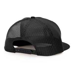 หมวกแก๊ปทรงทรัคเกอร์ 5 แผง สีพื้น พร้อมป้ายทอ ผ้าฝ้ายตาข่าย - Product Image 4