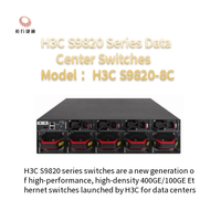 Switch Jaringan Seri H3C S9820-8C Mendukung Port 100GE/40GE/25GE/10GE Berdensitas Tinggi