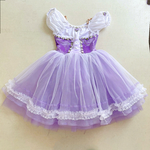 Robe longue <span class=keywords><strong>blanche</strong></span> de haute qualité professionnelle, style tutu romantique pour spectacle sur scène, filles, enfants, <span class=keywords><strong>danse</strong></span> de ballet - Product Image 3