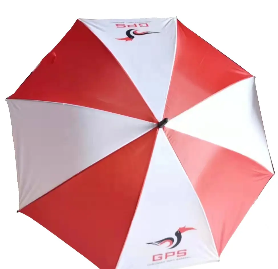 Guarda-chuva reto auto aberto, guarda-chuva dobrável com logotipo personalizado