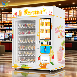 เครื่องปั่นสมูทตี้แบบหยอดเหรียญ รุ่น Business Wx-h71 Vfresh ล่าสุด ผลิตแบบ OEM ODM เครื่องบริการตนเองอัตโนมัติสำหรับห้างสรรพสินค้า แช่แข็งแบบ Axis - Product Image 6
