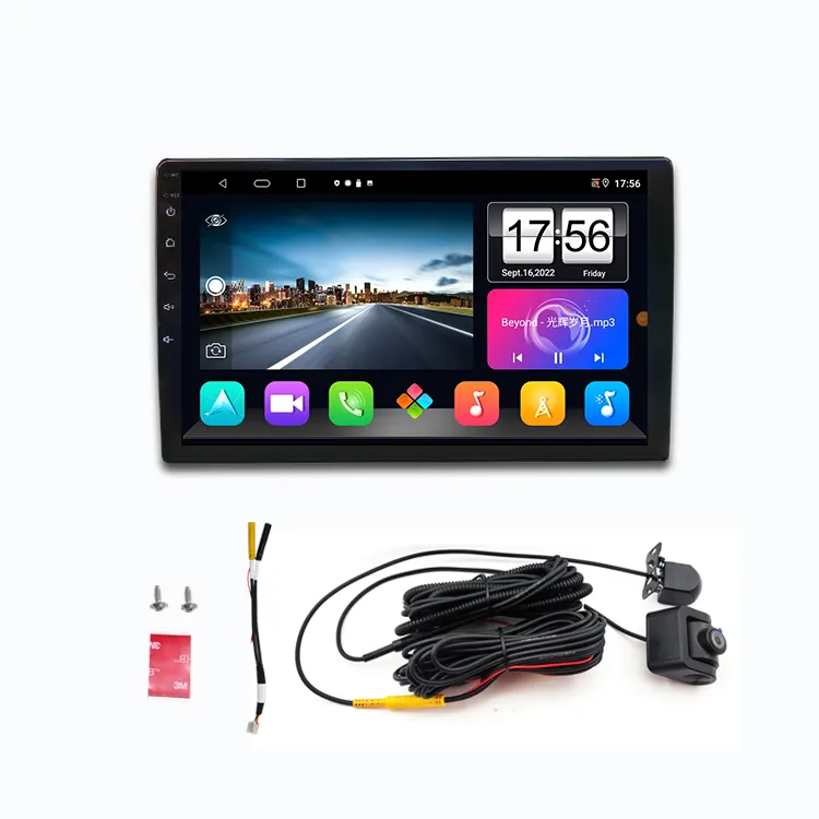 Coview-radio con GPS para coche, reproductor Multimedia con pantalla táctil IPS de 9 "y 10", 1 Din, 2 Din, DVD, Android, para Lexus