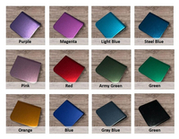 Épingles à chapeau en métal de différentes couleurs avec pinces à bord vierges pour gravure laser personnalisée
