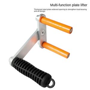 Dr. Giant <span class=keywords><strong>Pince</strong></span> en forme de U en acier de qualité industrielle <span class=keywords><strong>pour</strong></span> le levage à la main Grande dalle de roche Marbre Pierre Porte Fenêtre Verre Transport - Product Image 2