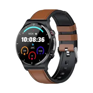 The Best ECG F22R Steel Smart Watch Blood Oxygen Body Temperature Wireless Charging HD Screen Digital Watches 2023