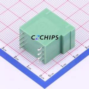 KF2EDGVH-3.5-2*4P Plug-in Terminal Block Through hole,P=3.5mm Connector Board-to-Board / Socket - Closed 2x4P 3.5mm Green - Product Image 1