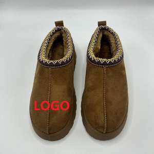 2025 personnalisé hiver chaud Botte en peau de mouton plate-forme femmes Uggs bottes pantoufles Tasman pour les femmes avec Logo <span class=keywords><strong>Femme</strong></span> diapositives chaussures - Product Image 3