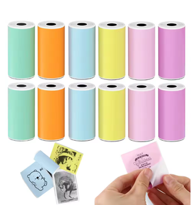 For <strong>Phomemo</strong> Mini Printer Sticker T02 <strong>M02S</strong> M03 Self-Adhesive Thermal Paper Rolls 53 mm X 3.75 Meters - Product Image 1