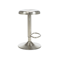 Nouveau design de chaise de bar haute qualité réglable en hauteur chaise de tabouret de bar en acier inoxydable