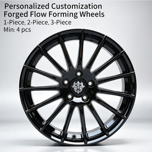 Rines FLowtone de 18 Pulgadas 5x112 en Negro Mate, Multirradio, de Aleación de Aluminio para Mercedes, Audi, <span class=keywords><strong>Golf</strong></span>, Jetta, Sagitar - Product Image 2