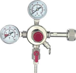 Yüksek Kaliteli Pirinç Çift Kademeli <span class=keywords><strong>CO2</strong></span> Bira Regülatörü Basınç Regülatörü - Product Image 4