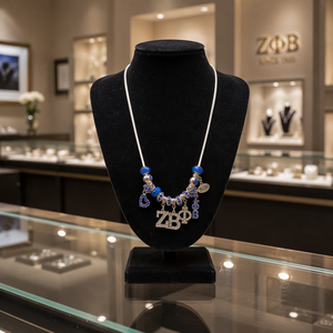 Collana da Donna con Lettera Greca alla Moda 1920, Simbolo Zeta Phi Beta (ZOB), Gioiello per Confraternite Universitarie, Regalo per Membri del Gruppo - Product Image 4
