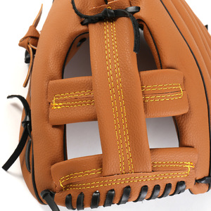 Gants de lanceur de baseball et de softball pour gaucher, en cuir de vachette PU tissé respirant, durables, pour la compétition sportive - Product Image 5
