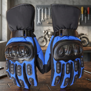 Gants de moto blindés pour la course, hiver 2018, couleur personnalisée - Product Image 2