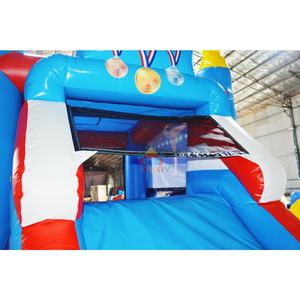 Castillo inflable de PVC resistente para gimnasia, combo de brincolín para niñas, ideal para alquiler de eventos, patios traseros, parques y cumpleaños infantiles. - Product Image 4