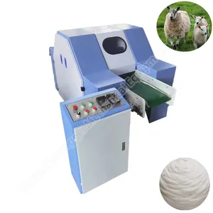 Lab carding machine sheep wool spinning yarn mill machine wool sliver carding machine