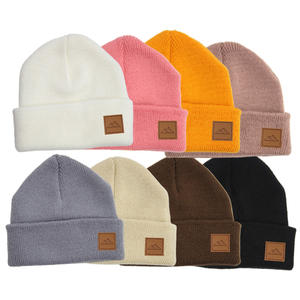 قبعة صغيرة مخصصة بشعارك الخاص للأطفال الصغار قبعة محبوكة للأطفال - Product Image 2