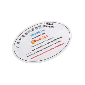 Dấu hiệu cơ khí khắc khắc hợp kim kẽm thép không gỉ tùy chỉnh thiết bị nhận dạng trạng thái tấm kim loại biển hiệu - Product Image 4