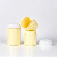 Pots cosmétiques en PET couleur pastel avec couvercle dôme rond, vides, pour crème visage, masque, beurre corporel, emballage de soins de la peau, pots OEM