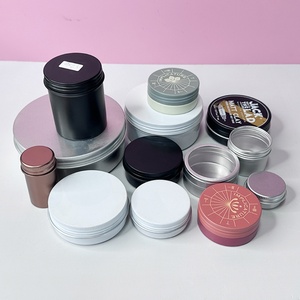 Envases Cosméticos Redondos de 5g, 10g, 20g, 30g, 50g, 60g, 80g, 100g, 120g, 150g, 200g, 250g, 400g, Latas de Aluminio Plateadas con Tapa de Rosca - Product Image 5