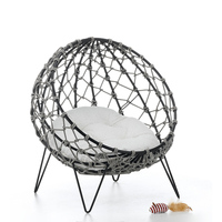 Panier pour chat en osier fait à la main, confortable et moderne, maison pour animaux de compagnie, nid pour petit chien ou chat avec coussin