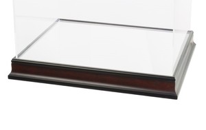 Rõ ràng Acrylic hiển thị hộp Xe mô hình đồ chơi hiển thị đứng vuông nhựa trong suốt Trường hợp với cơ sở gỗ cho triển lãm - Product Image 2