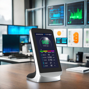 <span class=keywords><strong>2025</strong></span> moniteur de qualité de l'air populaire connexion WIFI détecteur de gaz Tuya capteur de qualité de l'air CO2 analyseur de gaz intérieur pour bureau à domicile - Product Image 4