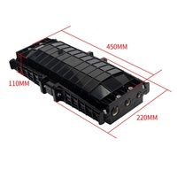 Boîtier de raccordement horizontal demi-type 3/3 à haute capacité pour 96 fibres optiques, pour projets FTTX en extérieur