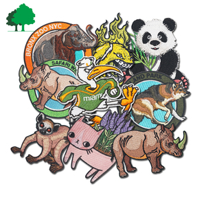 Bán nhà máy trực tiếp OEM chất lượng cao rẻ hơn thêu vá cho voi biểu tượng tùy chỉnh thêu vá trên quần áo - Product Image 3