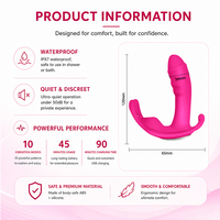 App-gesteuerter tragbarer Slip-Vibrator mit 9 Vibrationsstufen, 100% wasserdicht, USB-aufladbar & ohne Gleitmittel
